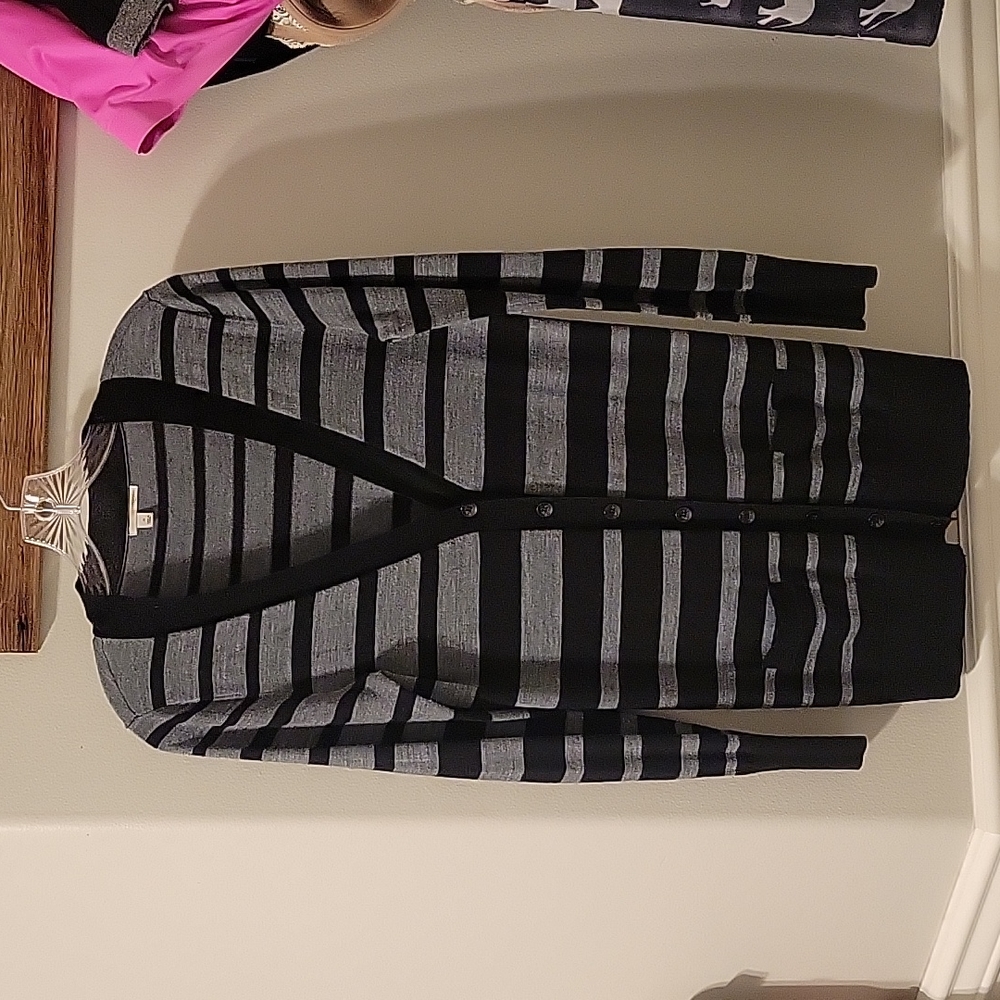 Halogen Cardigan Merino Wool Sweater Size Medium